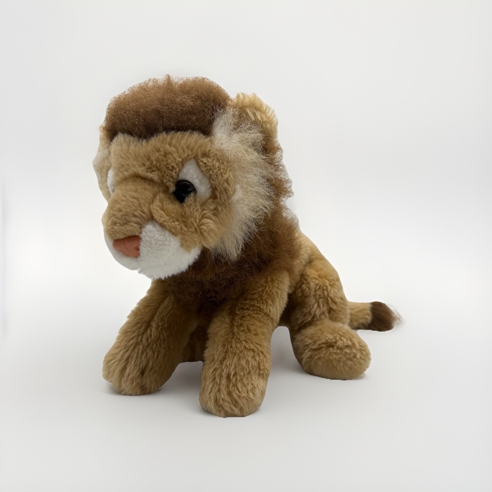 Animal Alley Lion Plush Realistic Soft Toys R Us 12" Stuffed Animal Vintage 2009